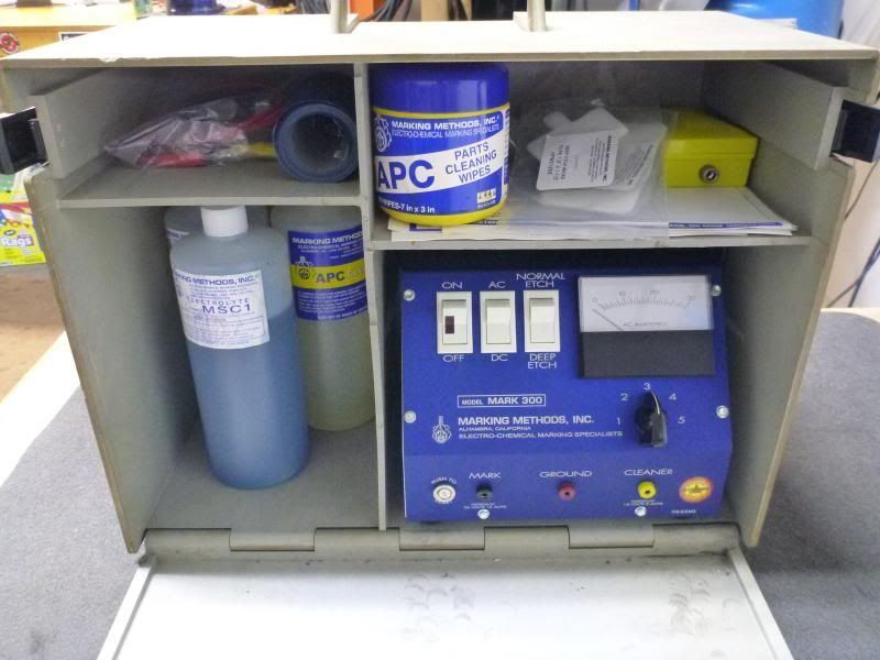 WTS Marking Methods ElectroChemical marking/etching unit